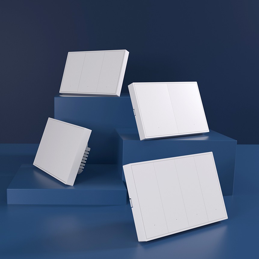 Zemismart K606 Matter 智慧開關，大按鈕設計，支援 Apple HomeKit、Google Home。